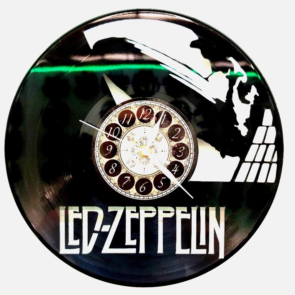 LED ZEPPELIN vinyl record clock